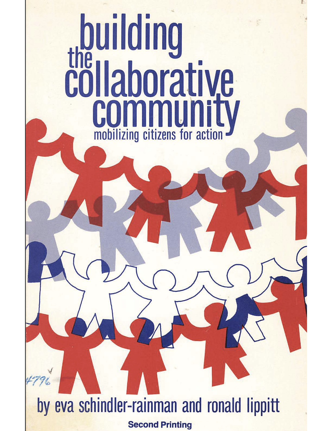 Cover shows cutout figures holding hands